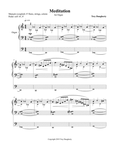 Meditation (for organ)