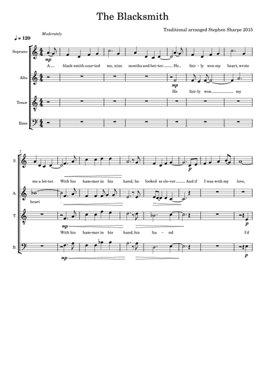 Wild Mountain Thyme SATB (arr. Stephen Sharpe)