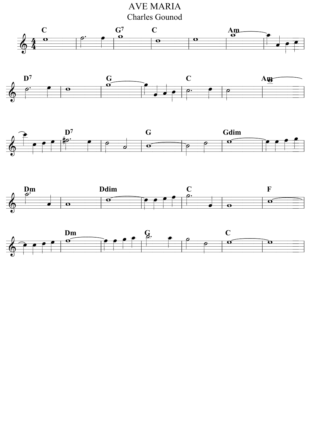 Ave Maria (arr. Heraldo Melo Santos)