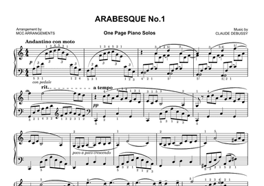 Arabesque No.1 (arr. MCC Arrangements)