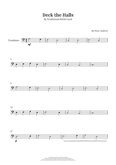 Deck the Halls (arr. Peter Andrew)