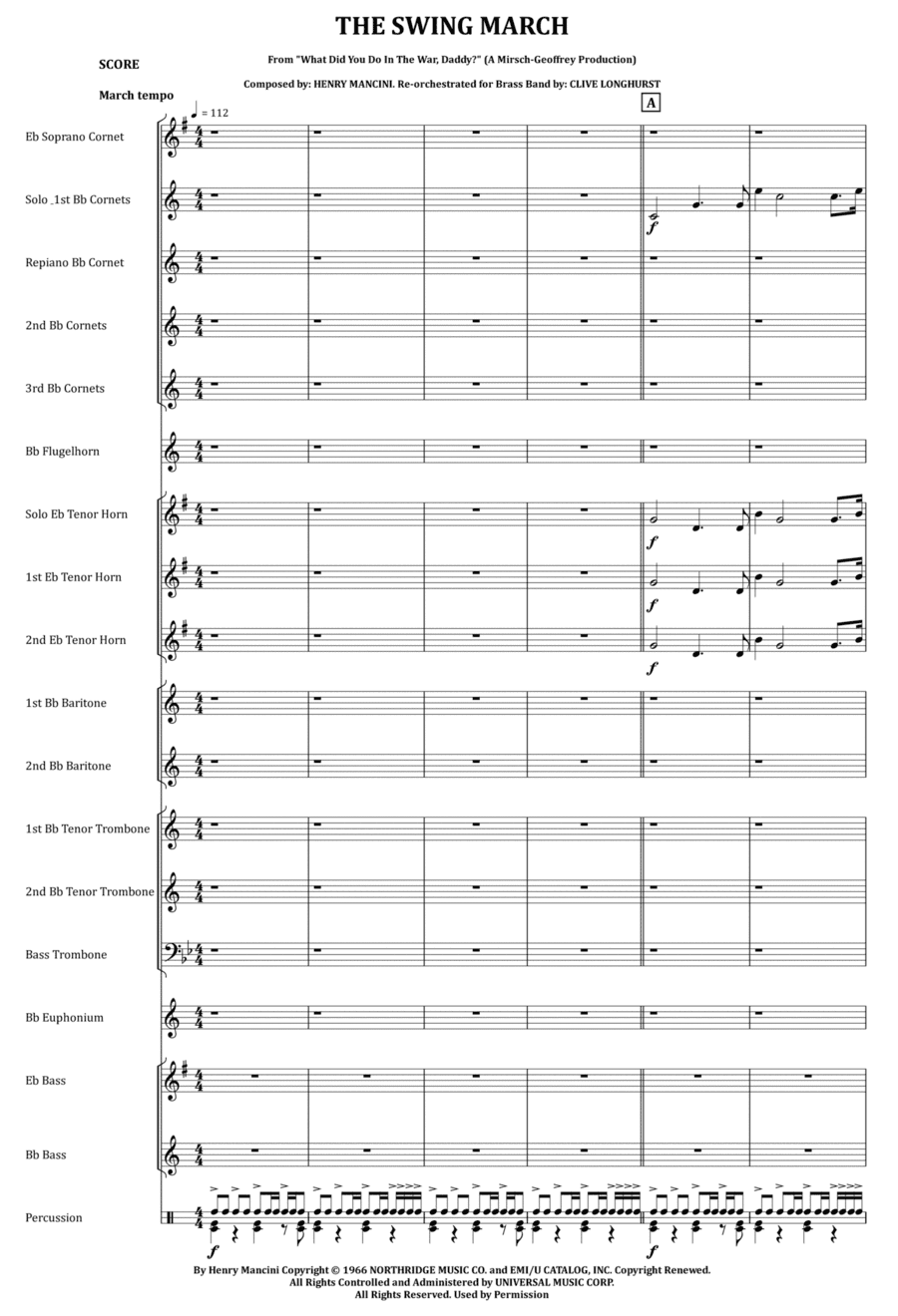 The Swing March (arr. Clive Longhurst)