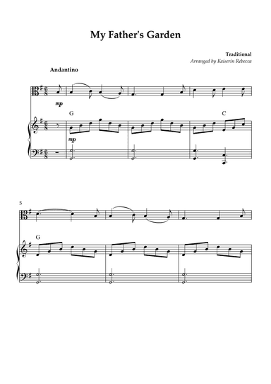 My Father's Garden (arr. Kaiserin Rebecca)