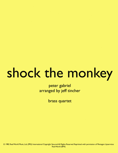 Shock The Monkey (arr. Jeff Tincher)