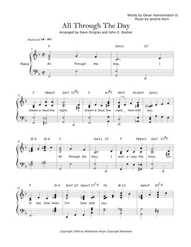 All Through The Day (arr. Dave Gingras and John E. Dosher)
