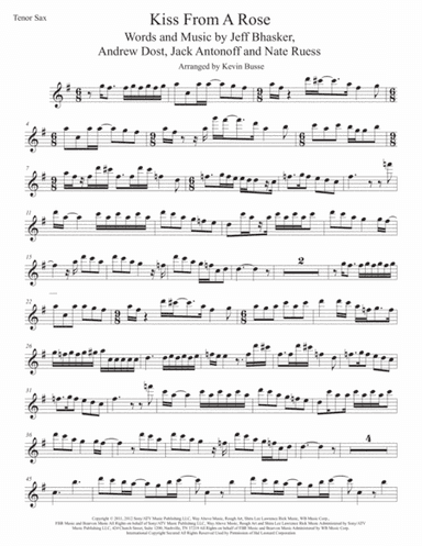 Kiss From A Rose (arr. Kevin Busse)