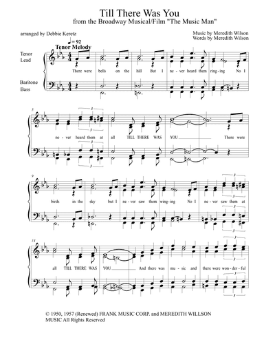 Till There Was You (arr. Debbie Keretz)