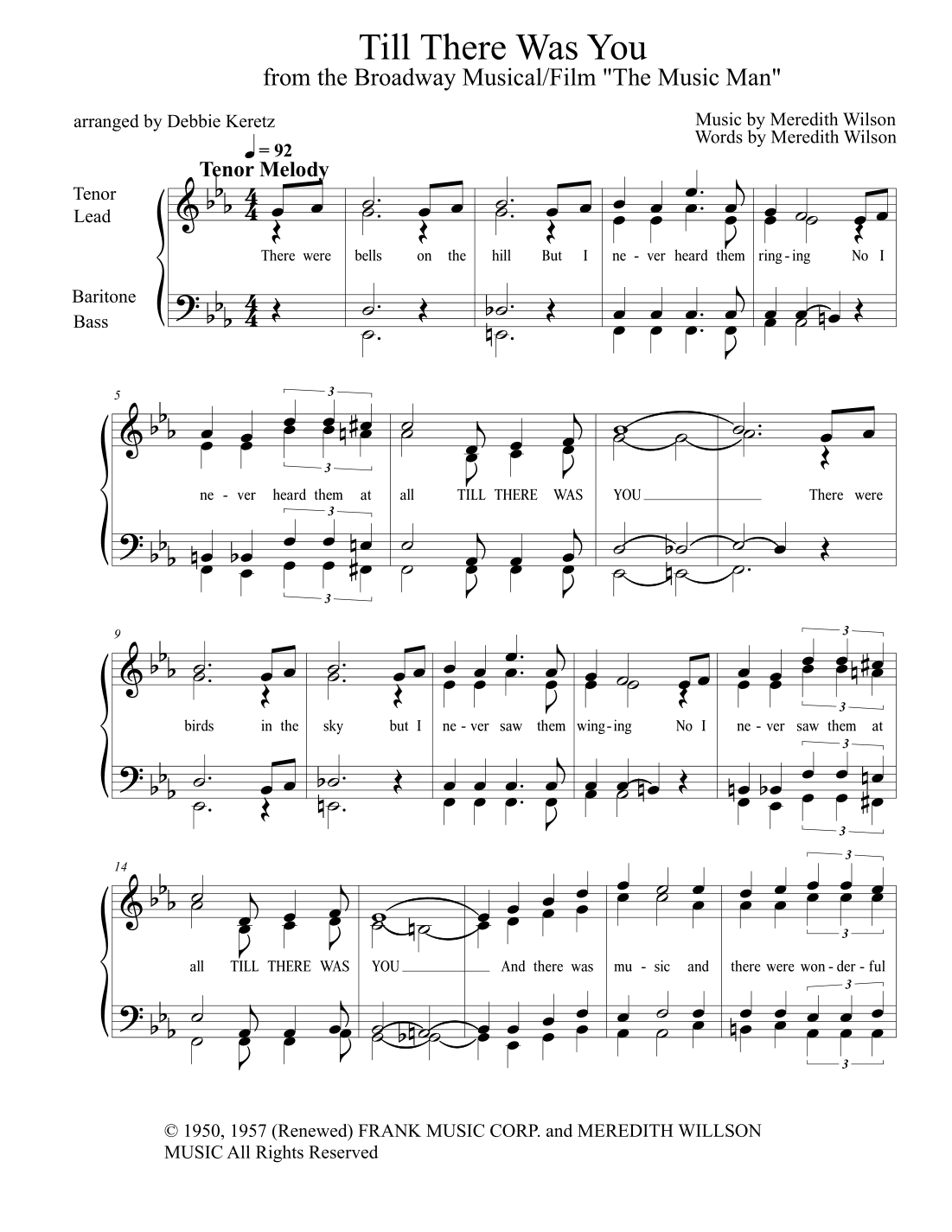 Till There Was You (arr. Debbie Keretz)