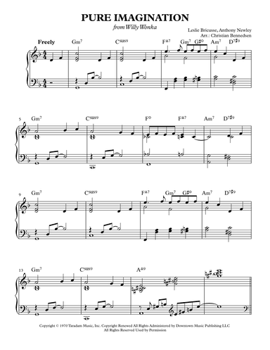 Pure Imagination (arr. Christian Bennedsen)