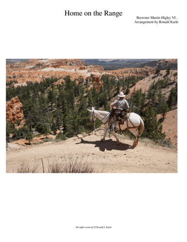 Home on the Range (arr. Ronald J. Karle)