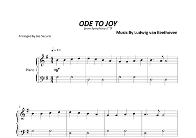 Ode To Joy (arr. Joe Securis)