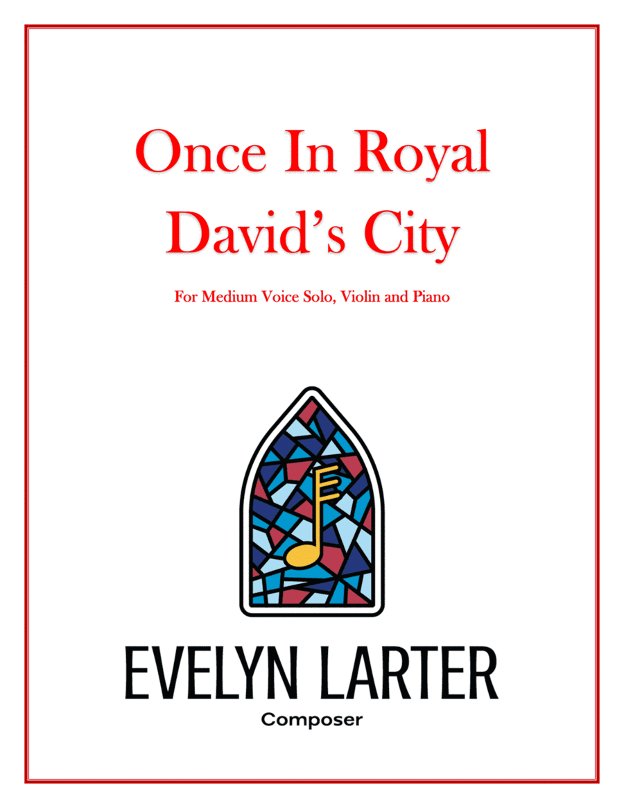 Once In Royal David's City (arr. Evelyn Larter Music)
