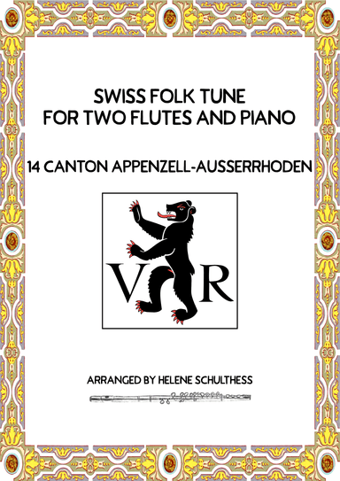 Swiss Folk Dance for two flutes and piano – 14 Canton Appenzell Ausserrhoden – Ecossaise (arr. Helene Schulthess)