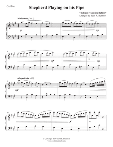 Shepherd Playing on his Pipe, for carillon (arr. Scott R. Hummel)