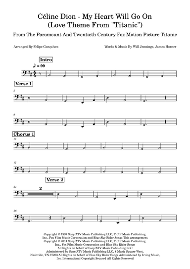 My Heart Will Go On (love Theme From 'titanic') (arr. Felipe Gonçalves)