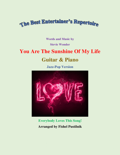 You Are The Sunshine Of My Life (arr. Fishel Pustilnik)