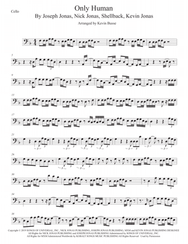 Only Human (arr. Kevin Busse)