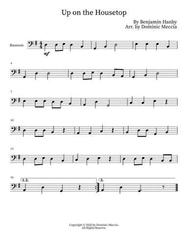 Up on the Housetop (arr. Dominic Meccia)