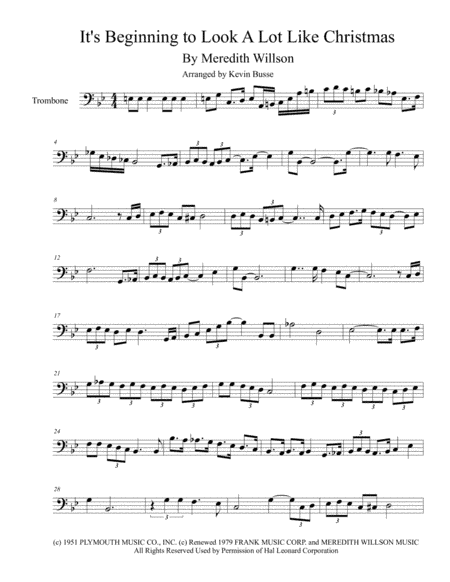 It's Beginning To Look Like Christmas (arr. Kevin Busse)