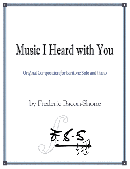 Music I Heard With You