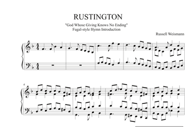 RUSTINGTON - Hymn Introduction