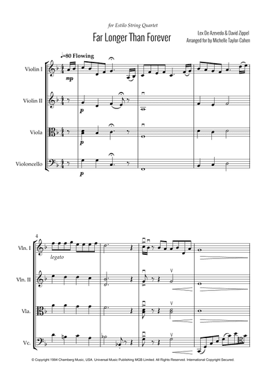 Far Longer Than Forever (arr. Michelle Taylor-Cohen)