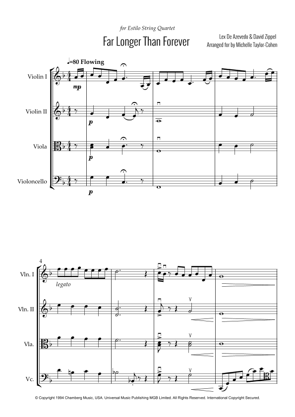 Far Longer Than Forever (arr. Michelle Taylor-Cohen)