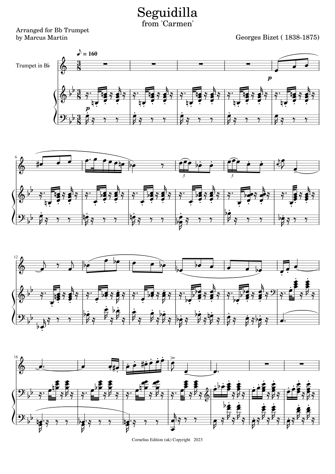 Seguidilla from 'Carmen" (arr. Marcus Martin)