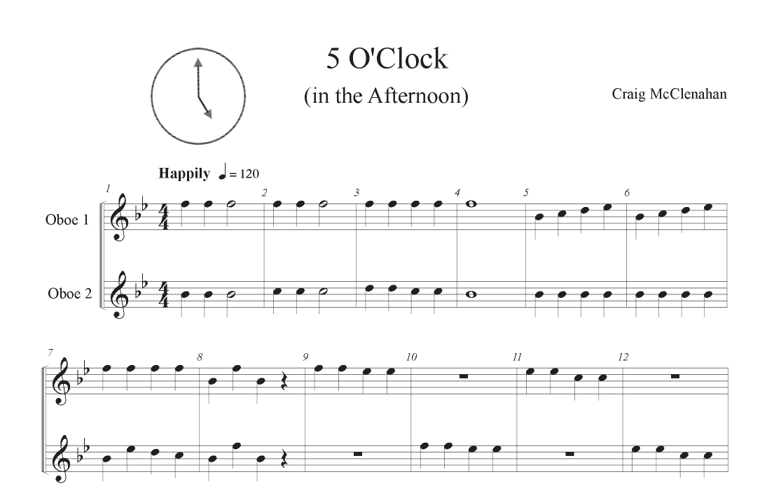5 O'Clock (In the Afternoon)