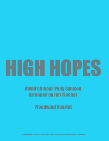 High Hopes (arr. Jeff Tincher)