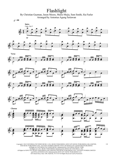 Flashlight (arr. Antonius Agung Setiawan)