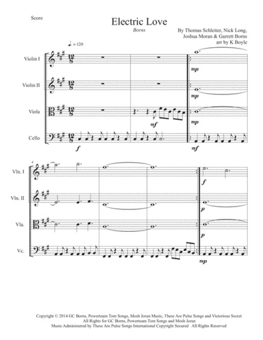 Electric Love (arr. Karlie Boyle)