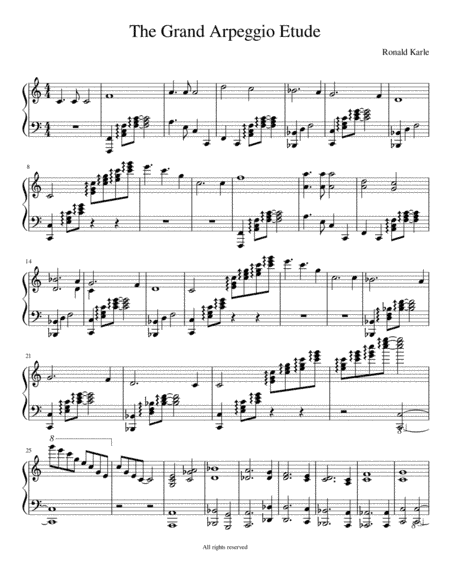 The Grand Arpeggio Etude