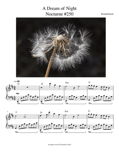 A Dream of Night (Nocturne #250)