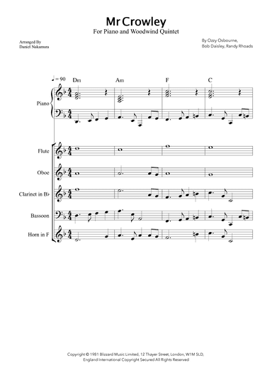 Mr. Crowley (arr. Daniel Nakamura)