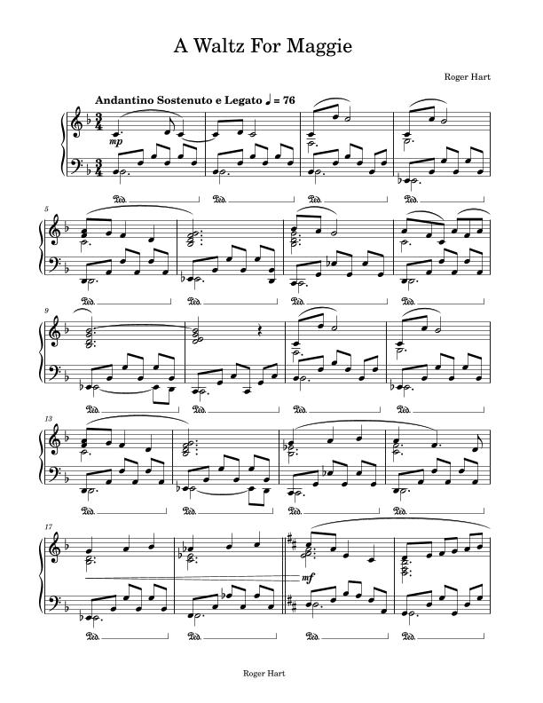 A Waltz For Maggie