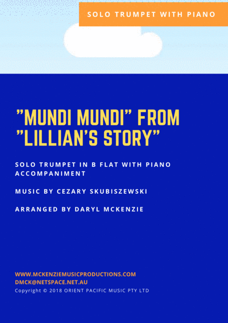 Mundi Mundi (arr. Daryl McKenzie)