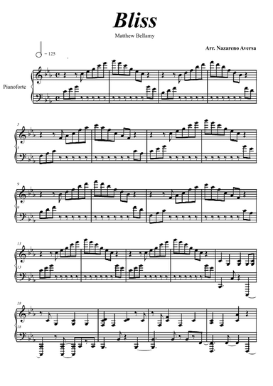 Bliss (arr. Nazareno Aversa)