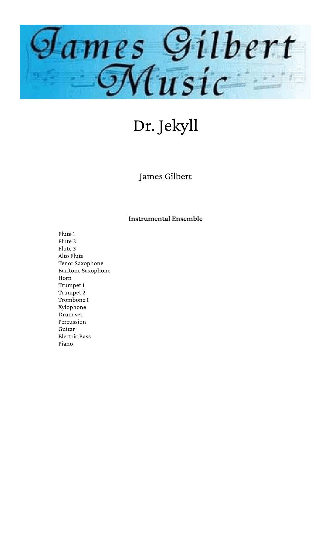 Dr. Jekyl