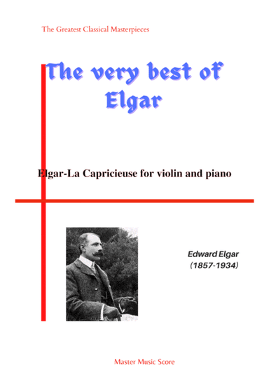 Elgar-La Capricieuse for violin and piano (arr. MPS)