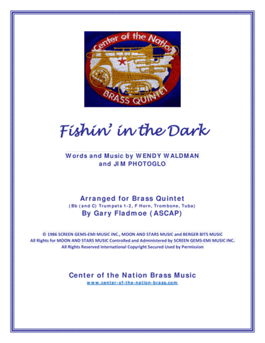 Fishin' In The Dark (arr. Gary Fladmoe (ASCAP))