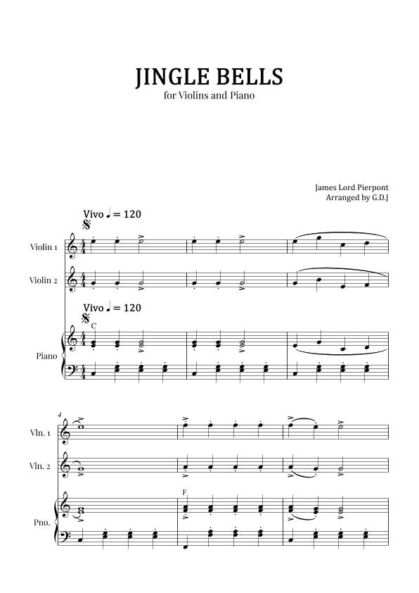 Jingle Bells (arr. GDJ)