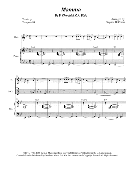 Mama (mamma) (arr. Stephen DeCesare)