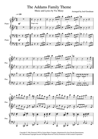 The Addams Family Theme (arr. Joel Goodman)