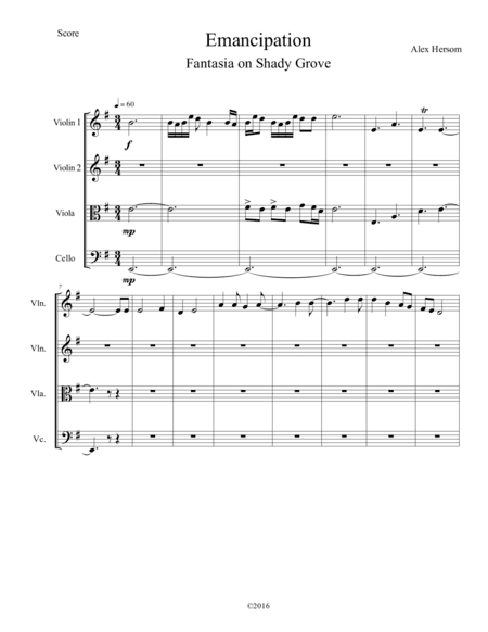 Emancipation (Fantasia on Shady Grove)