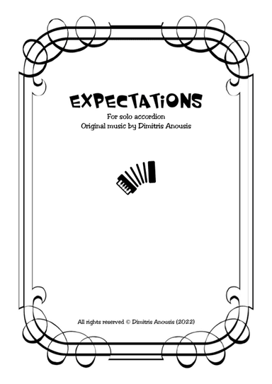 Dimitris Anousis "Expectations" for solo accordion