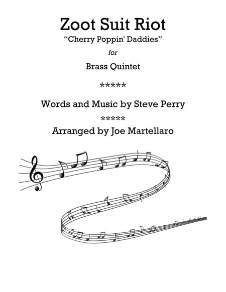 Zoot Suit Riot (arr. Joe Martellaro)