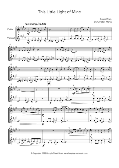 This Little Light of Mine (arr. Christian Morris)