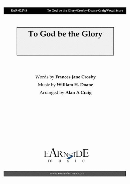 To God be the Glory (arr. Alan A Craig)