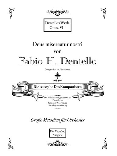 Deus misereatur nostri Opus 7
